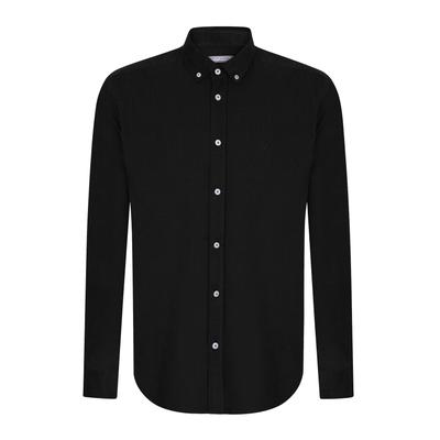 Outdoorhemd FELIX HARDY "Cordhemd", Herren, Gr. M, Normalgrößen, schwarz, 100% Baumwolle, Hemden