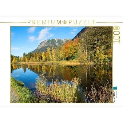 CALVENDO Puzzle Moorweiher Oberstdorf 1000 Teile Puzzle quer | 1000 Teile Lege-Größe 64 × 48 cm Foto-Puzzle für glückliche Stunden