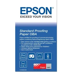 Epson, Plotterpapier, Stand Proof Pap OBA 44 x 30.5 m (250 g/m2, 3050 cm, 111.80 cm)