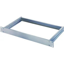 Schroff 19"- Einschub Aluminium (Grundbausatz) - MULTIPAC GRUNDAUSB.3HE 460T, Serverschrank Zubehör, Grau