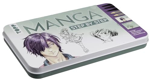 TOPP Manga Step by Step Designdose met potloden, fineliners en tekenaccessoires