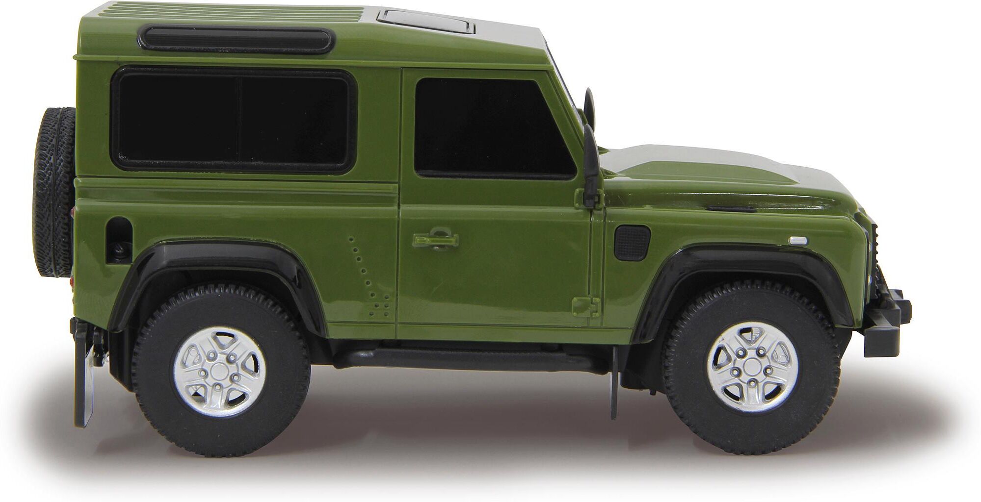 RC-Auto JAMARA "Land Rover Defender", grün, Fernlenkfahrzeuge, KinderB:17cm H:8cm T:9cm, Kunststoff, RC-Auto, B:17cm H:8cm T:9cm