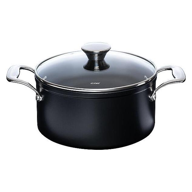 Kelomat Fleischtopf 20cm 3,1L mit Glasdeckel (Edelstahl) (58978338)