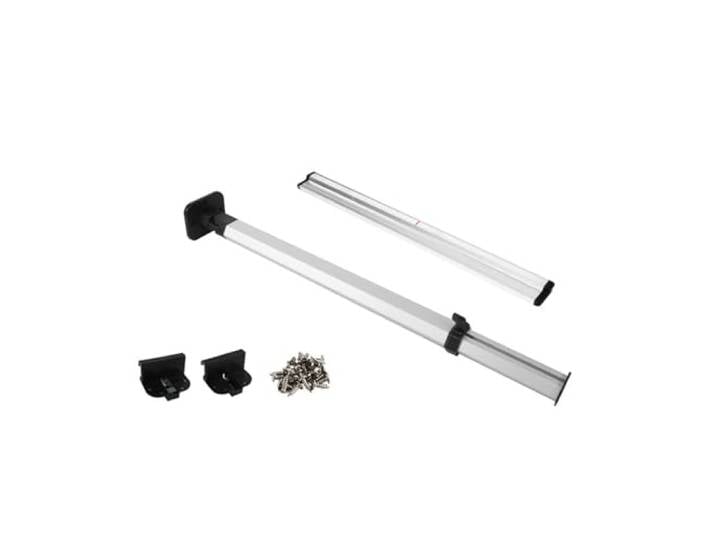 WJIAYAO klappbare haarnadel tischbeine Abnehmbares, klappbares Tischbein Verstellbare, klappbare Teleskop-Stützbasis for Wohnwagen-Camper-Zubehör(Silver 50cm)