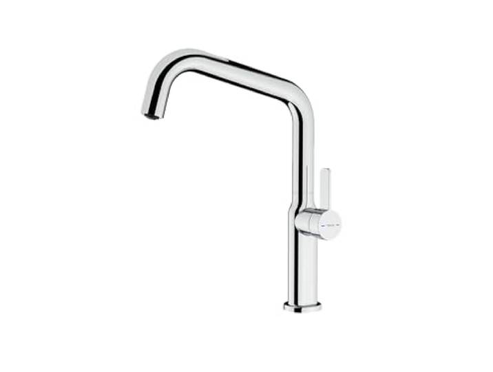 Teka Einhebel-Küchenarmatur mit ovalem Körper und flexiblen Einlassrohren 3/8 Zoll - Modell OVAL 914