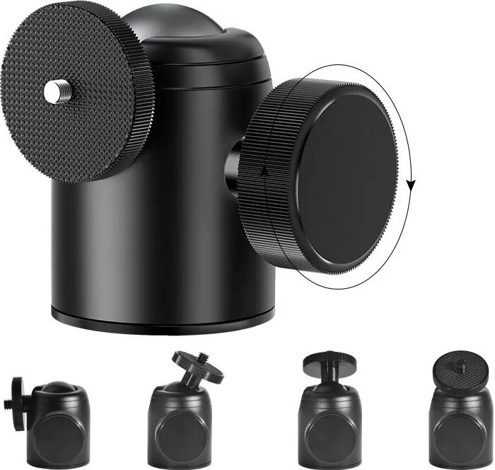 INF Mini-Kugelkopf 360° Schwenkbar mit 1/4" Schraubbefestigung
