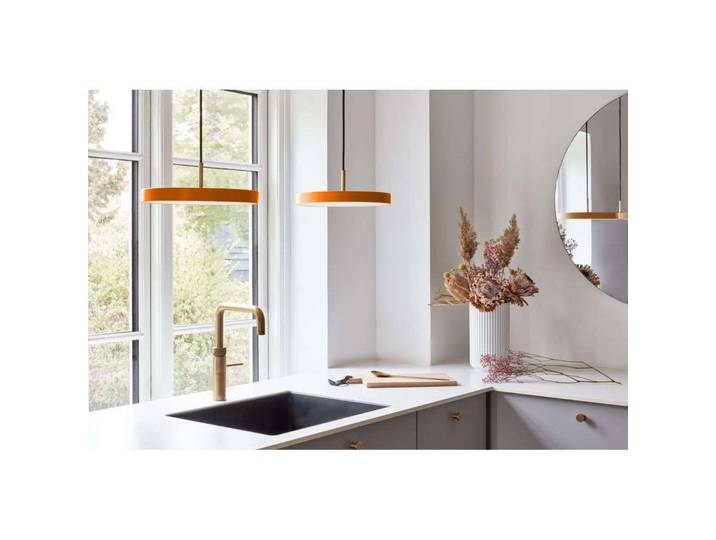 Asteria Suspension Mini Orange/Black Top - UMAGE - Salon / séjour - Métal