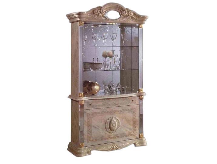 Xlmoebel Vitrine Luxus Vitrine aus Holz mit Glasfront im modernen Design (1-St., Vitrine) Hergestellt in Europa