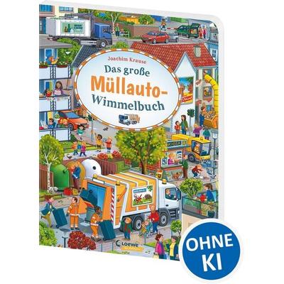 Das große Müllauto-Wimmelbuch, Gebundene Ausgabe von , Loewe, 978-3-7432-2045-4