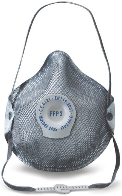 Moldex Masque de protection respiratoire FFP2 NR D + odeurs gênantes avec valve Smart (2435)