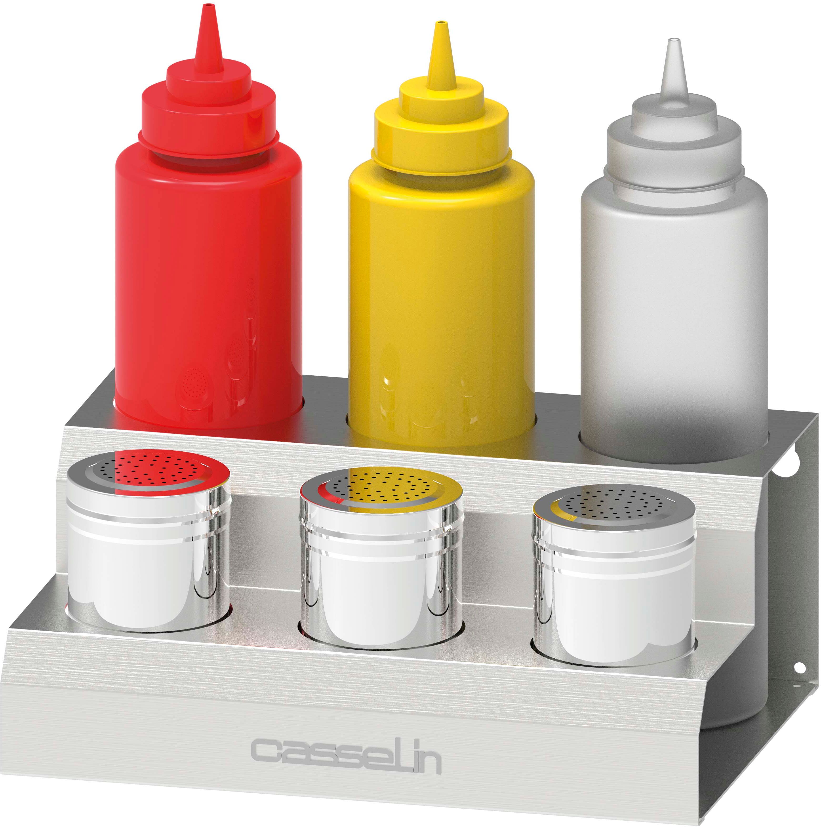 Casselin Portadispenser per Salse e Spezie