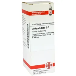 Ginkgo Biloba D 6 Dilution 20 ml