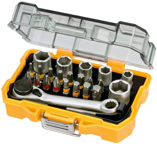 Jeu d'embouts et de cliquets DEWALT 24 pièces DT71516-QZ (DT71516-QZ)