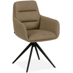 MAISON Stuhl Waco 3 Mikrofaser Brown