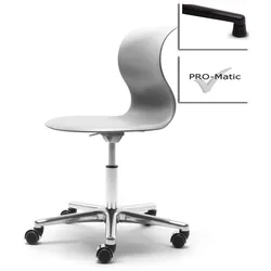 Kinderstuhl Pro 5 granitgrau Aluminium polliert (+40€) Filzgleiter Ja (+45€)