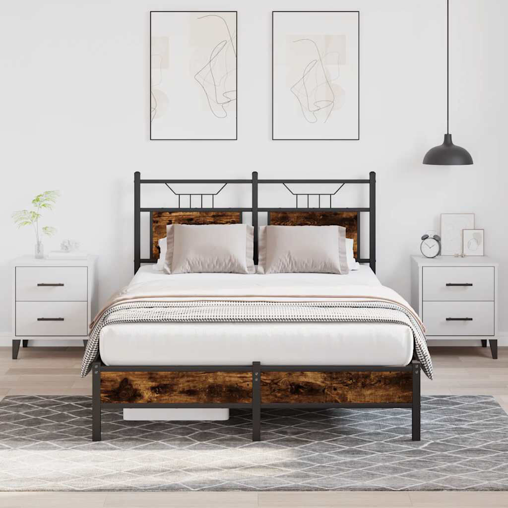 Borough Wharf Bed Frame Smoked Oak 120 x 200cm