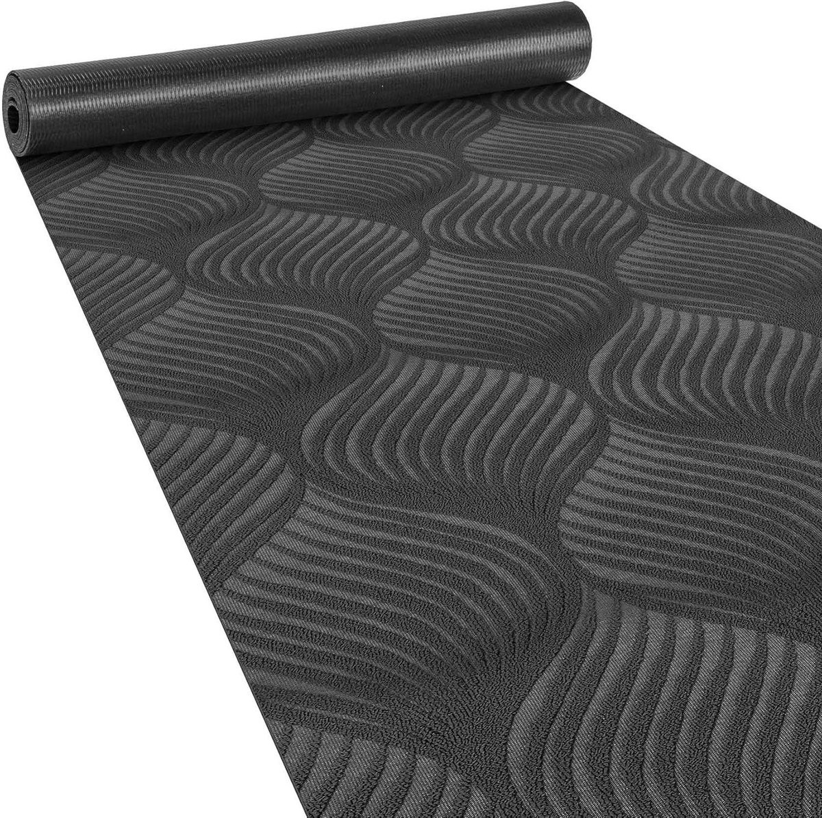 Loper vloerkleed Baker Grijs - Modern Polyester - B/D: 67 x 100 cm