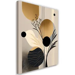 WANDBILD abstraktion boho gold glamour