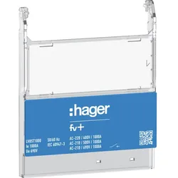 Hager NH 1000A Infoträger mit Produktinfo