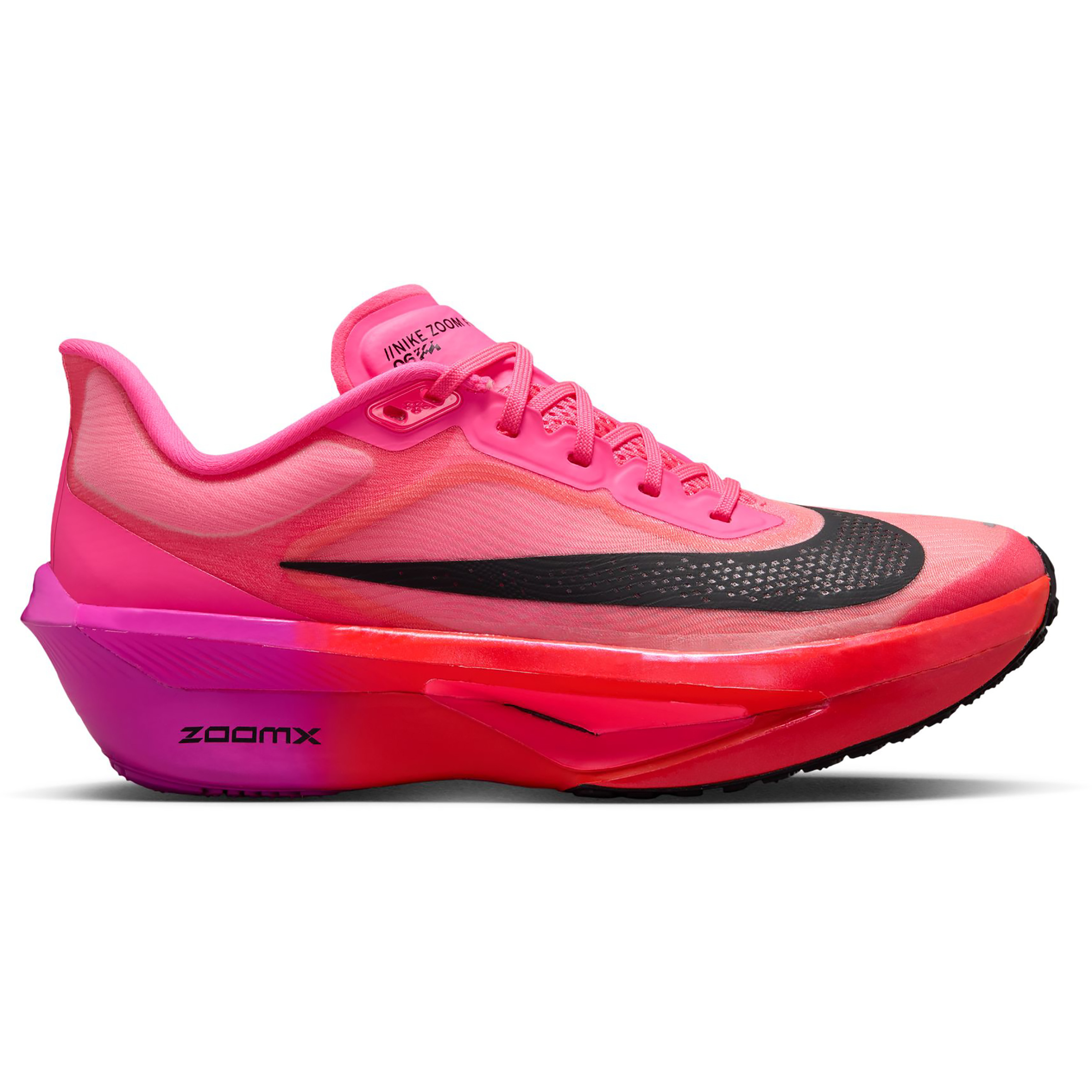 Nike Zoom Fly 6 Damen Laufschuhe hyper pink-black-laser crimson Größe 39 Laufen Schnell trocknend