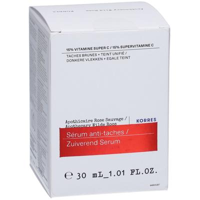 Korres KF Wilde Roos Zuiverend Serum 15% Vitamine C 30ml 30 ml Flüssigkeit