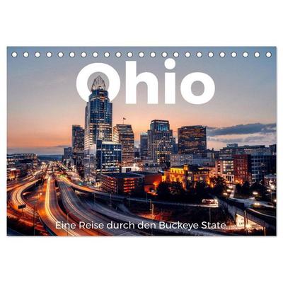 Ohio - Eine Reise durch den Buckeye State (Tischkalender 2026 DIN A5 quer), CALVENDO Monatskalender