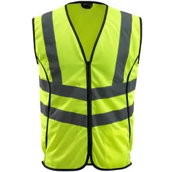 Warnschutz Verkehrsweste "WINGATE" Safe Supreme - S - flourgelb