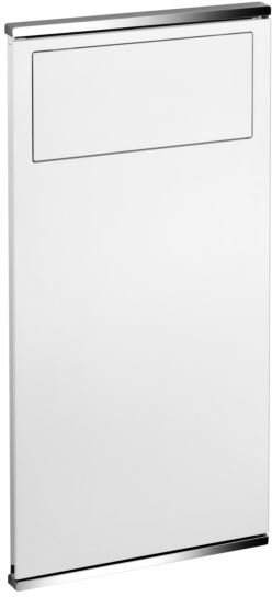 Keuco Modul Waschtisch 1 Plan Integral 44988015101 Anschlag links, verchromt/weiss lackiert