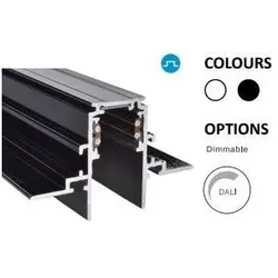 Powergear, Beleuchtung Zubehör, 48V EINBAUSCHIENE Weiss 1 meter (PRO-RN110-W-PT)