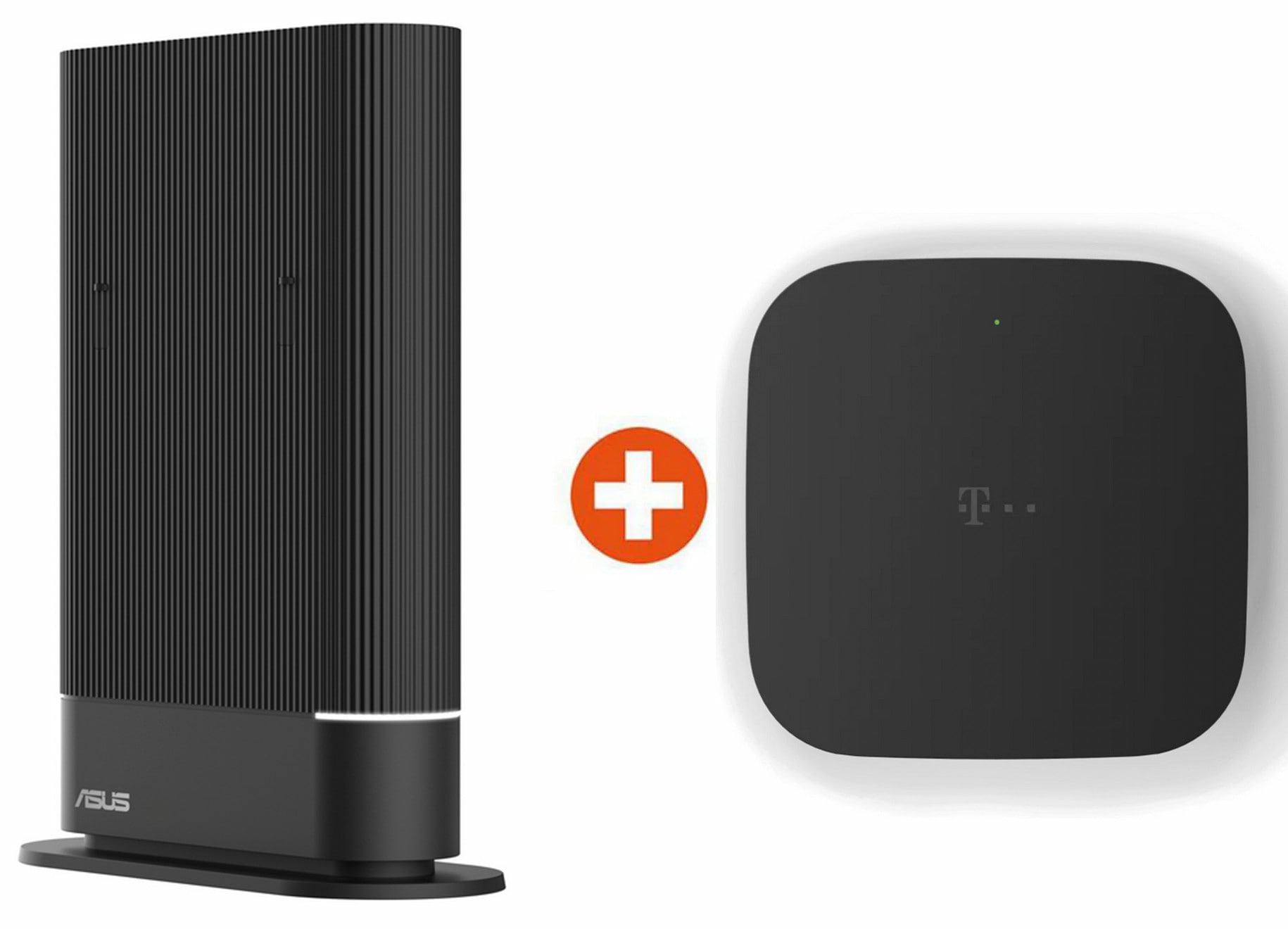 Bundle: ASUS PRT-BE5000 ProArt Router Dual-Band WiFi 7 + Telekom Glasfaser Modem 2,5 Gbit/s schwarz 90IG0AG0-MO9C10+40824527
