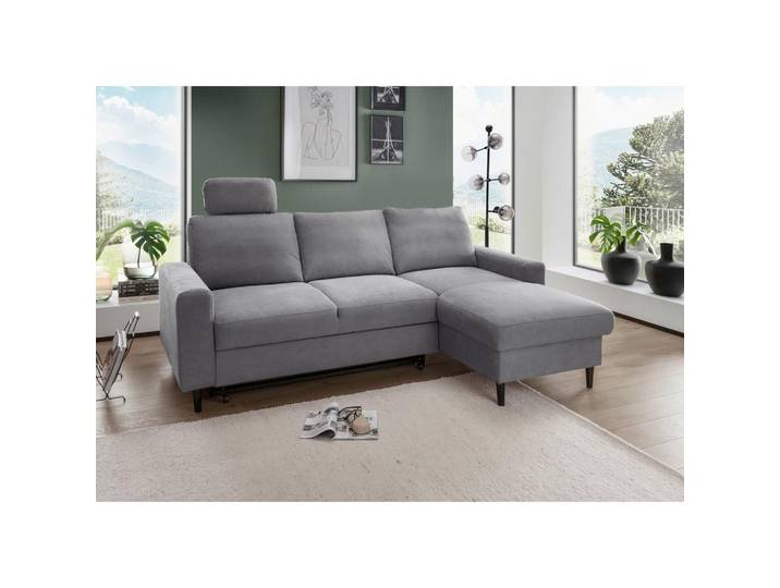 Eckschlafsofa Passione Dunkelgrau S: 234x147 cm