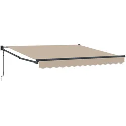 vidaXL Automatische Einziehbare Markise Beige 300x250 cm