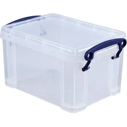 Really Useful Box Aufbewahrungsbox 1,6 Liter, transparent