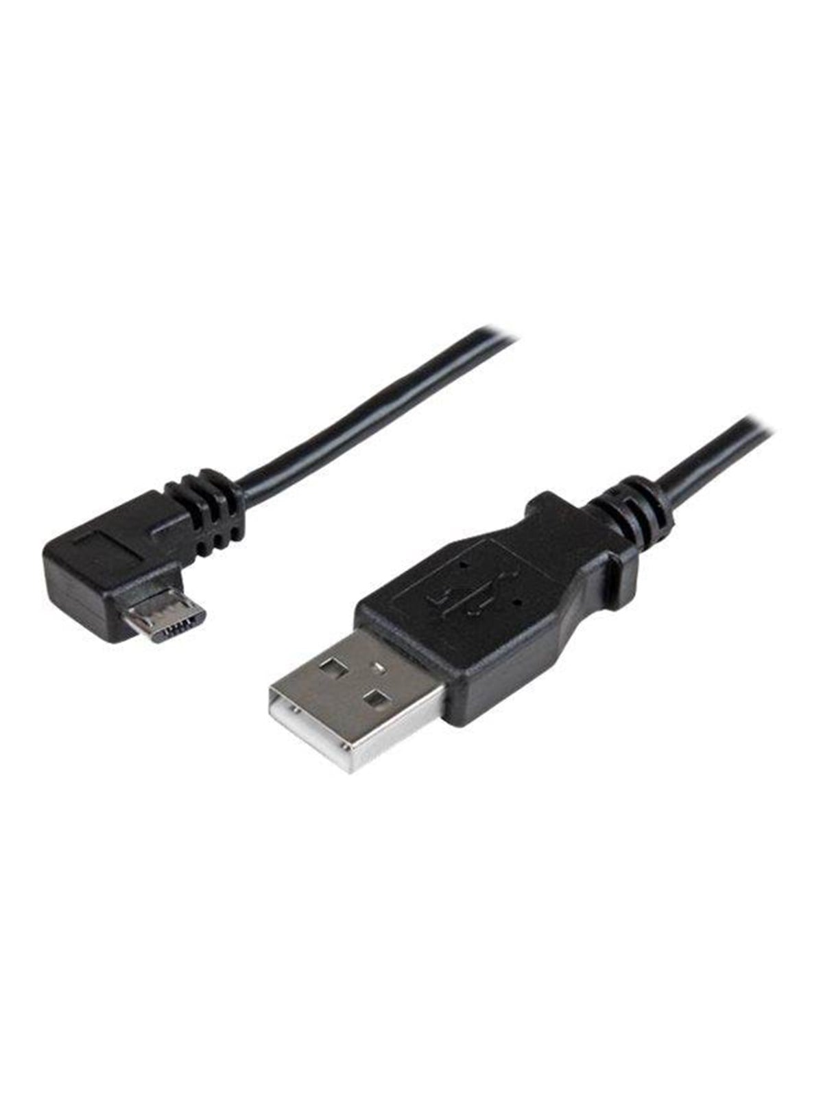 StarTech.com Right Angle Micro-USB Charge & Sync Cable M/M 28/24AWG - USB cable - 1 m