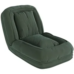 MODFU Klappbares Bodensofa aus Cordstoff, grün, 5-fach verstellbar