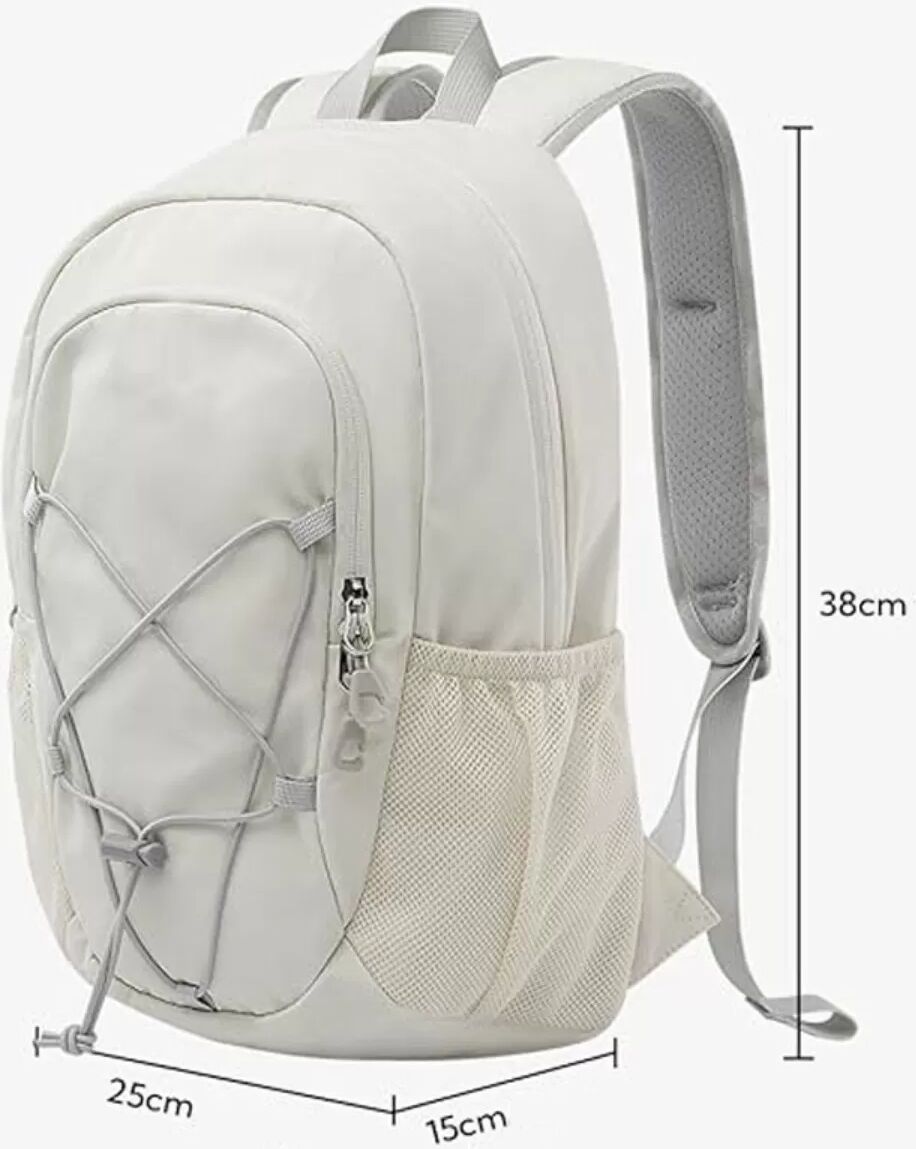 INF Vielseitiger Outdoor Wanderrucksack: Leicht, Wasserabweisend, Großes Fassungsvermögen (20-35L) Beige