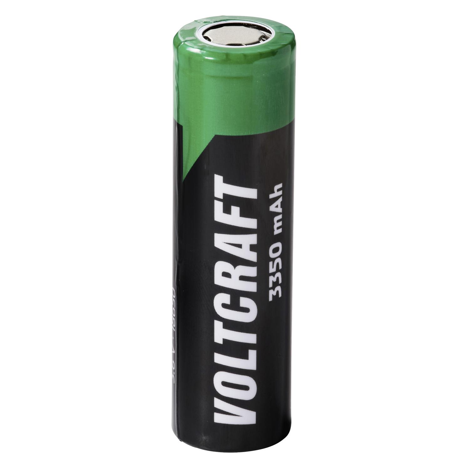 Voltcraft Spezial-Akku 18650 Flat-Top Li-Ion 3.6 V 3350 mAh 1 St. (1 Stk., 18650, 3350 mAh) (VC-17665995)