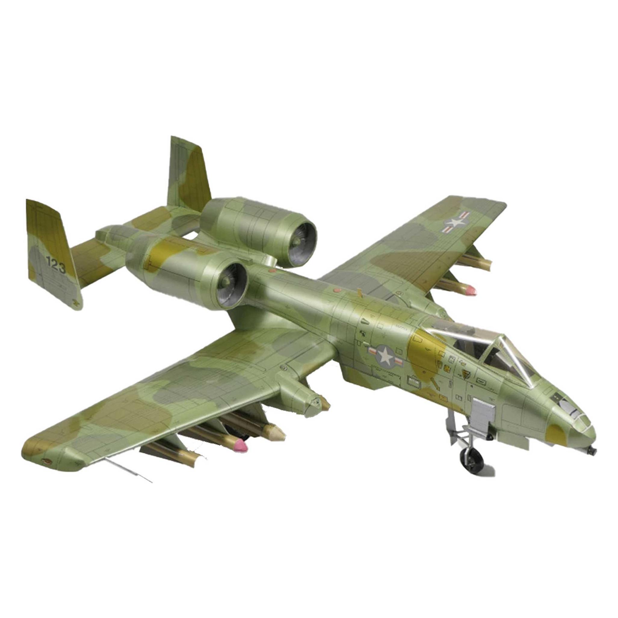 Geli fairchild a-10 kartonmodell (Motorflugzeug) (34062)
