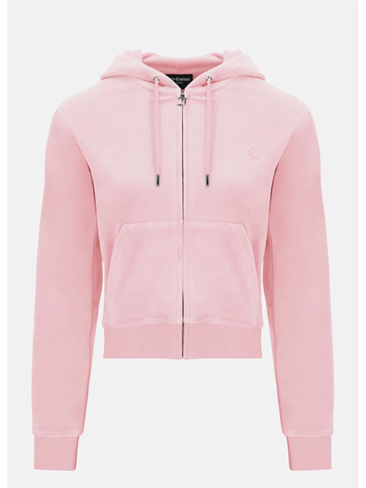 Juicy Couture Sweatjacke in Rosa - S