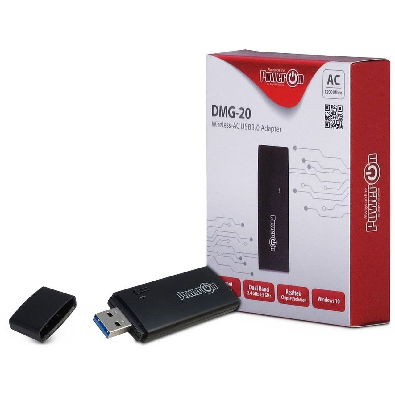 Inter-Tech NT "PowerOn" DMG-20 WiFi AC USB Adapter