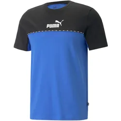 PUMA Essentials Block x Tape T-Shirt Herren 92 - royal sapphire XL
