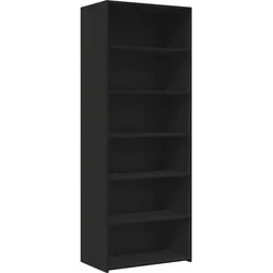 vidaXL Highboard Schwarz 70x41x185 cm Holzwerkstoff