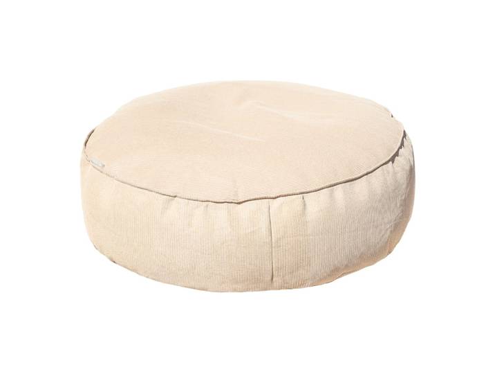 Tabouret rond extérieur xl beige raphia