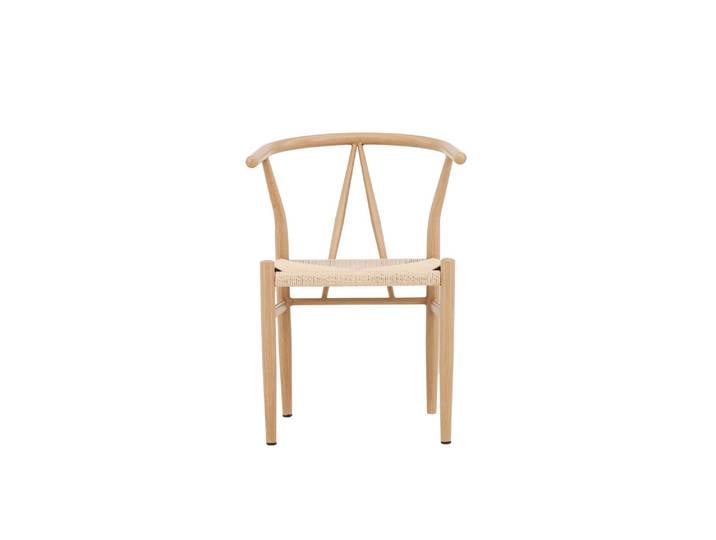 Esszimmerstuhl VENTURE HOME Alfons, Esszimmerstuhl mit geflochtenem Sitz und Stahlrahmen , beige (beige, natur, beige), B:55cm H:72cm T:58cm, Rattan, Stahl, Stühle, Esszimmerstuhl, Flechtstuhl, Stahlrahmen, Rattan-Sitzfläche, luftig, natürlich