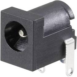 Conrad Components Niedervolt-Steckverbinder Buchse, Einbau horizontal 6.3 mm 2.5 mm 1 St. DC25-09