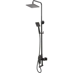 Fala, Duschgleitstange + Brausehalter, Duschsäule, Duschpaneele Retro Black 3