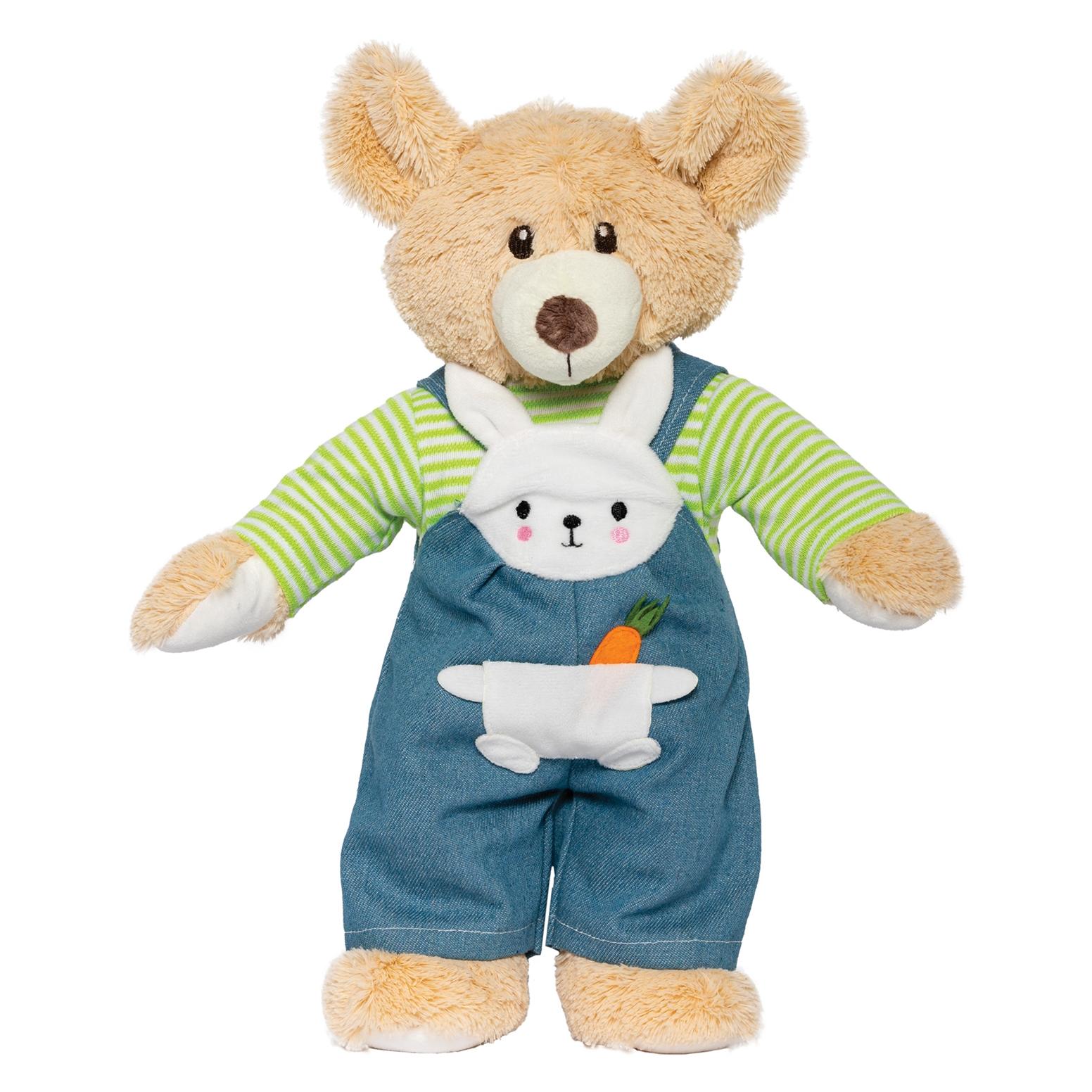 Heless Puppen-Latzhose mit Ringelshirt "Bunny Lou", Gr. 35-45 cm (2316)