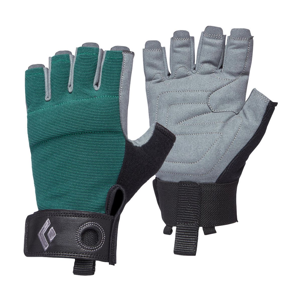 Black Diamond W Crag Half-finger Gloves raging sea (3028) XS_ BD8018683028XS_1