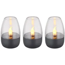 Globo Lighting Solarleuchte 3er-Set SUN 2 - D/H ca. 6.00x9.00