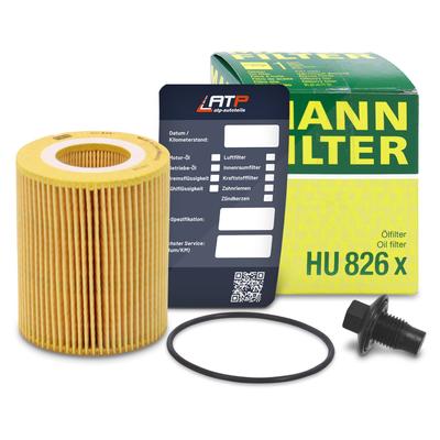Mann-filter Ölfilter+Schraube+Ölwechselanhänger [Hersteller-Nr. 10492681] für Jaguar, Land Rover
